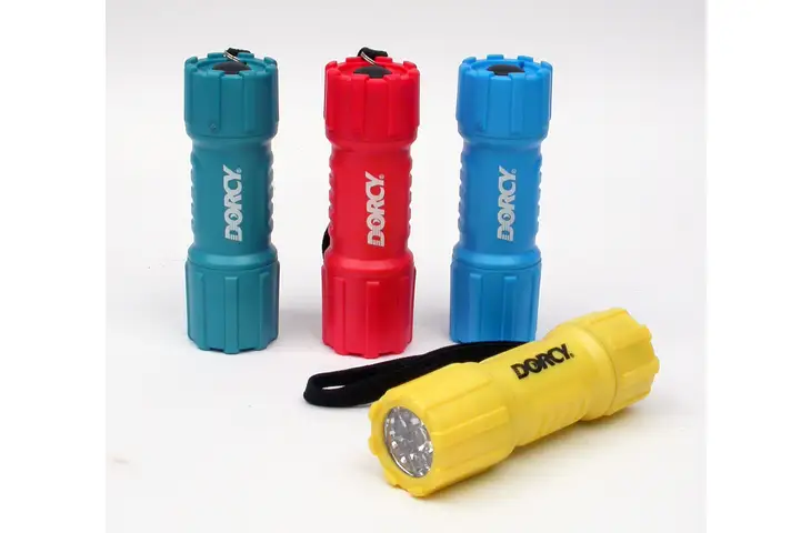 Dorcy 3 Pack - 3AAA 9 LED Plastic Flashlight Combo w/ Batteries 41-4243
